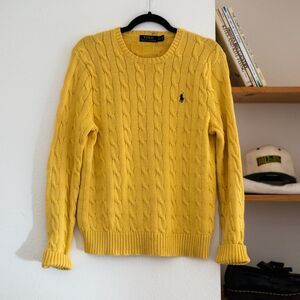 Polo Ralph Lauren cable knit crewneck sweater